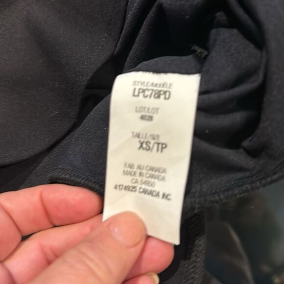 LaPina by David Helwani Nathalie Dress in Black/Black Leather Size XS - Picture 11 of 12